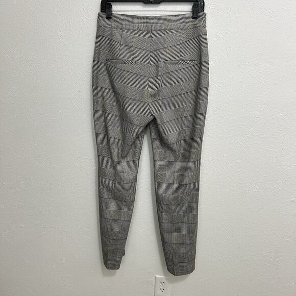 Veronica Beard Glen Plaid Trouser Pants Cropped High Waist Size 8 Virgil Preppy - Picture 8 of 12